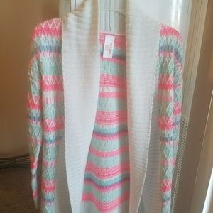 Nwot Girl's cardigan sweater L 10/12